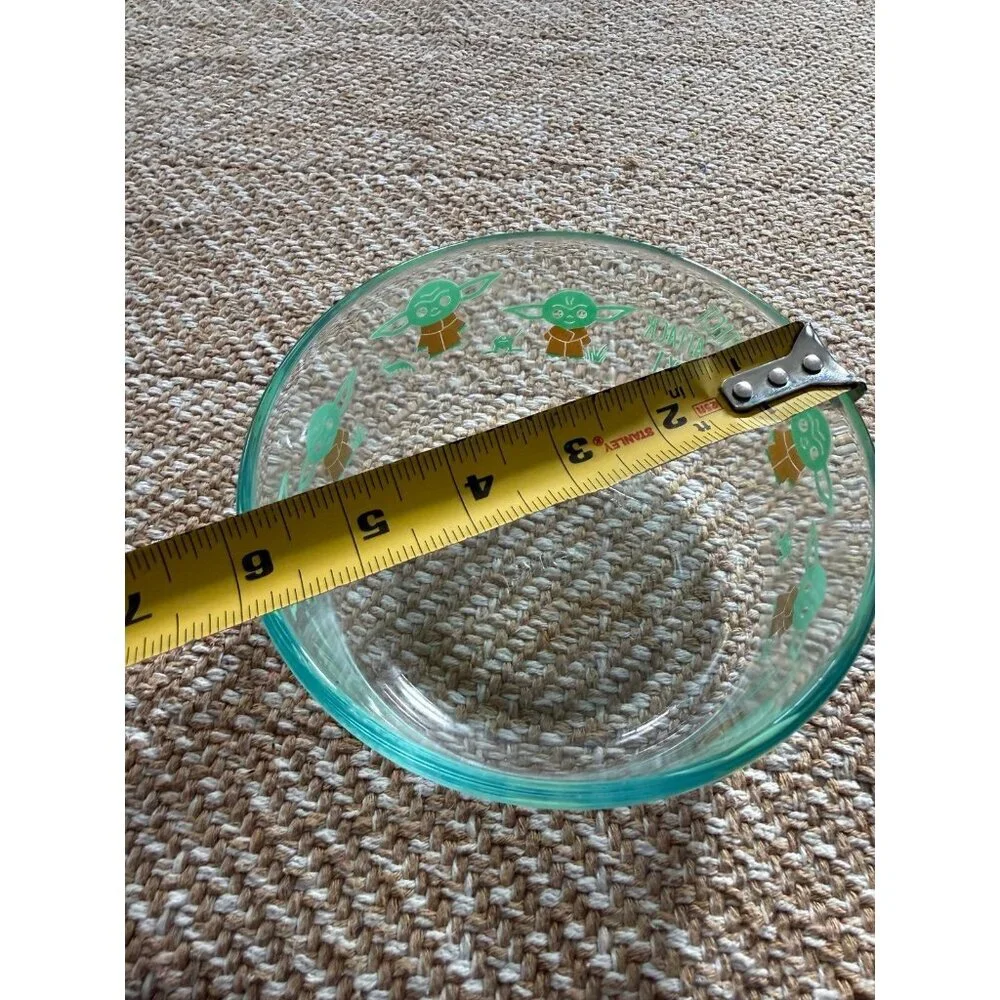 Baby Yoda snack attack glass bowl